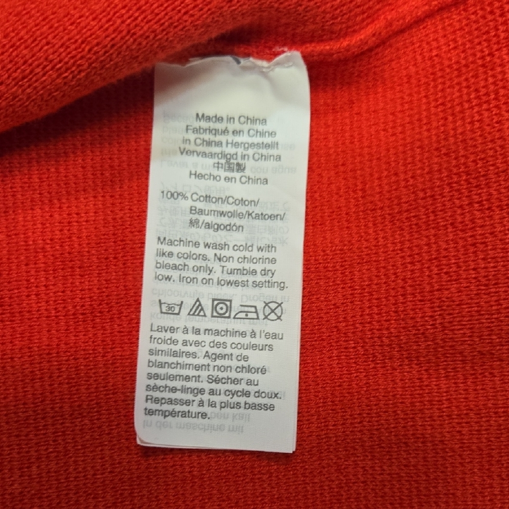 ๐J. Crew Women's Vibrant Red Cardigan Small Pockets - Picture 9 of 9